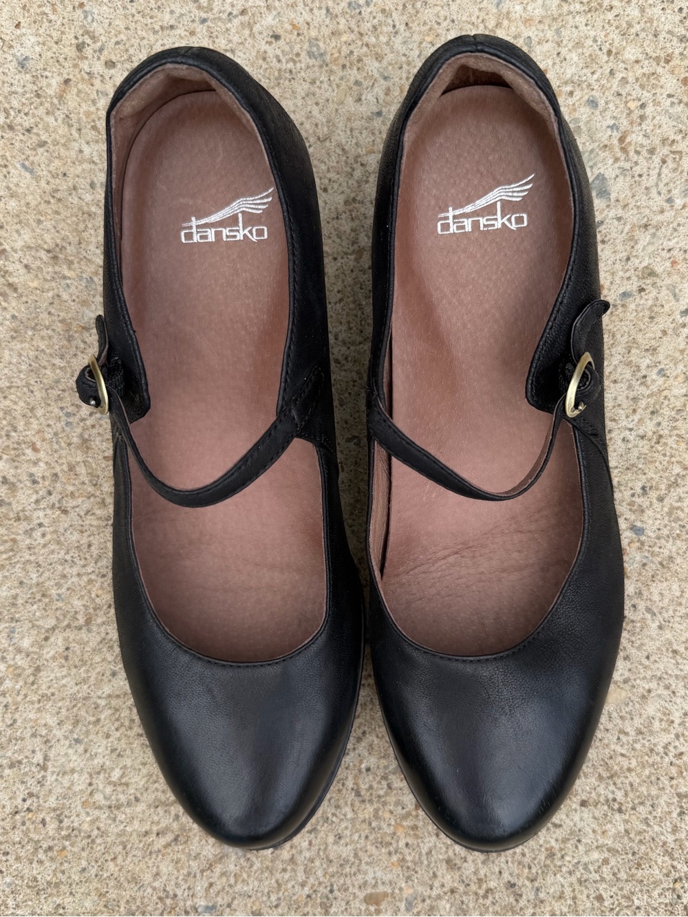 Dansko Women's Loralie Leather Round Toe Ankle Strap Mary Jane - Picture 3 of 13